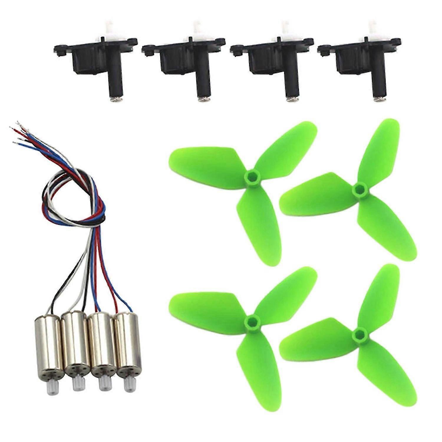 Aodai Rc Drone Accessories Motor Frame/ Blade Propellers Cw Ccw Motor compatible with X26 Rc Quadcopter Dr