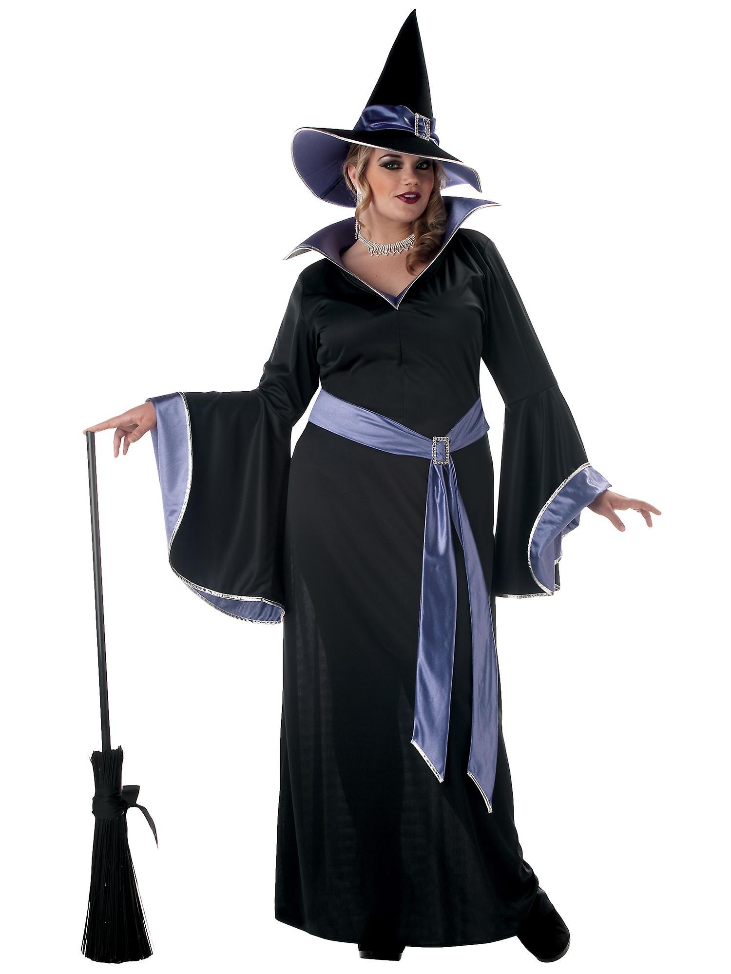 California Costume Collections Incantasia The Glamour Witch Magic Sorcerer Wizard Womens Costume Plus Purple Plus 3XL (20-22)