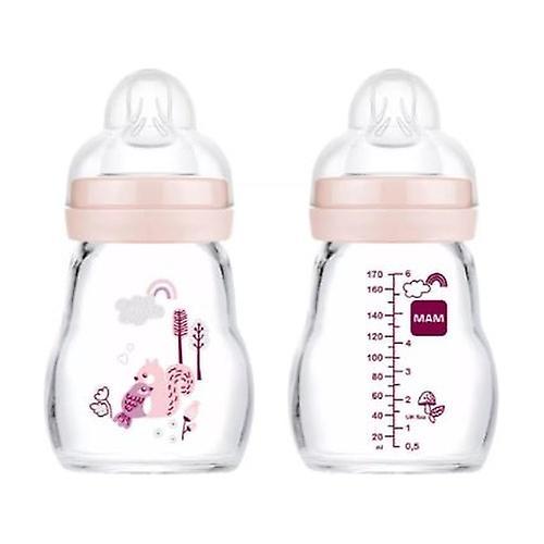 MAM Baby Feel good neutral glass baby bottle 1 unit of 170ml