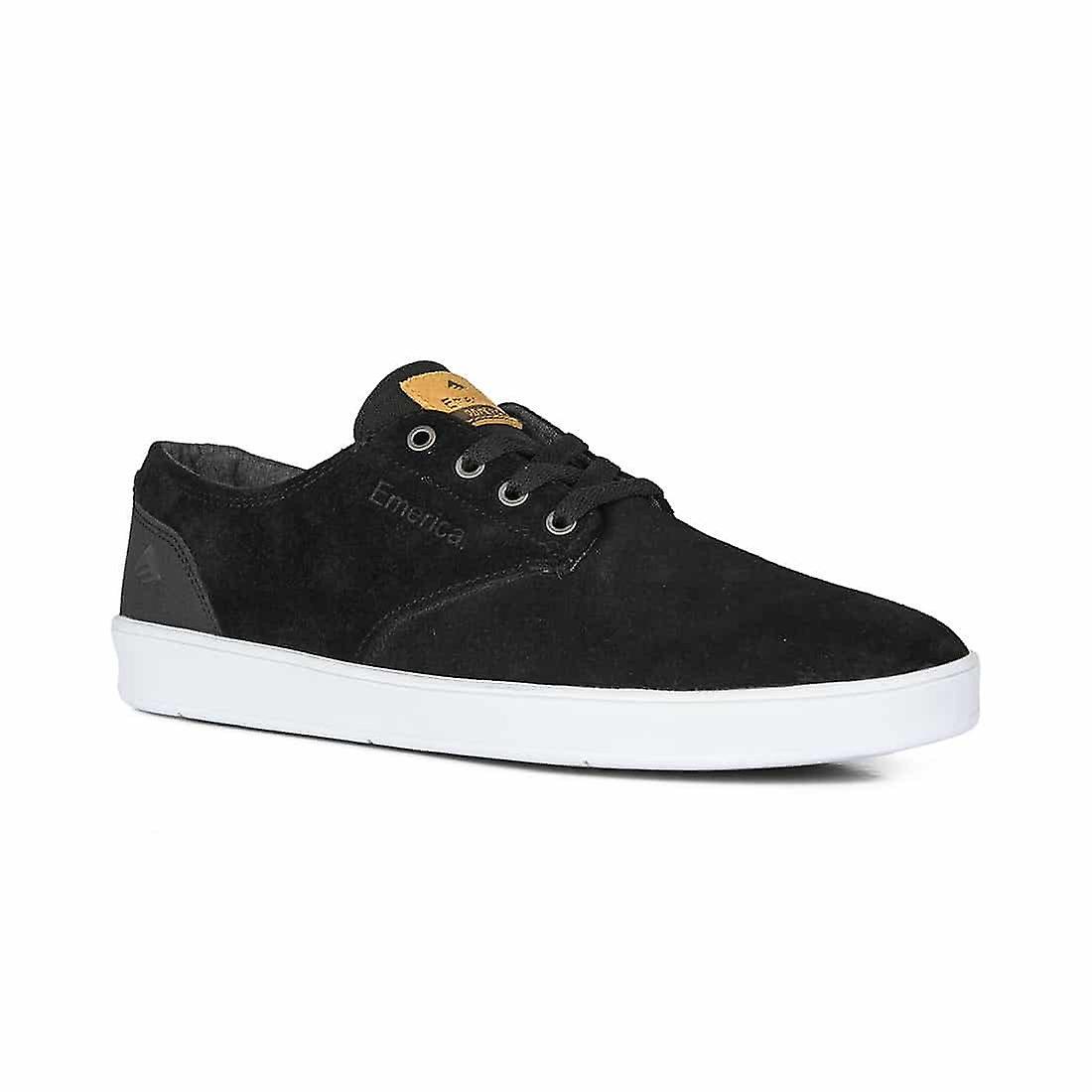 Emerica Romero Laced Skate Shoes - Black/Black/White UK 9 / EU 43