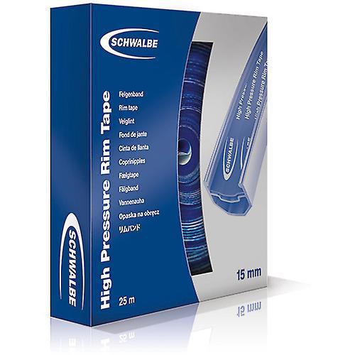 Schwalbe High Pressure/High Pressure Adhesive Rim Tape (25 m) // 15/18 mm width Blue Breite: 15 mm