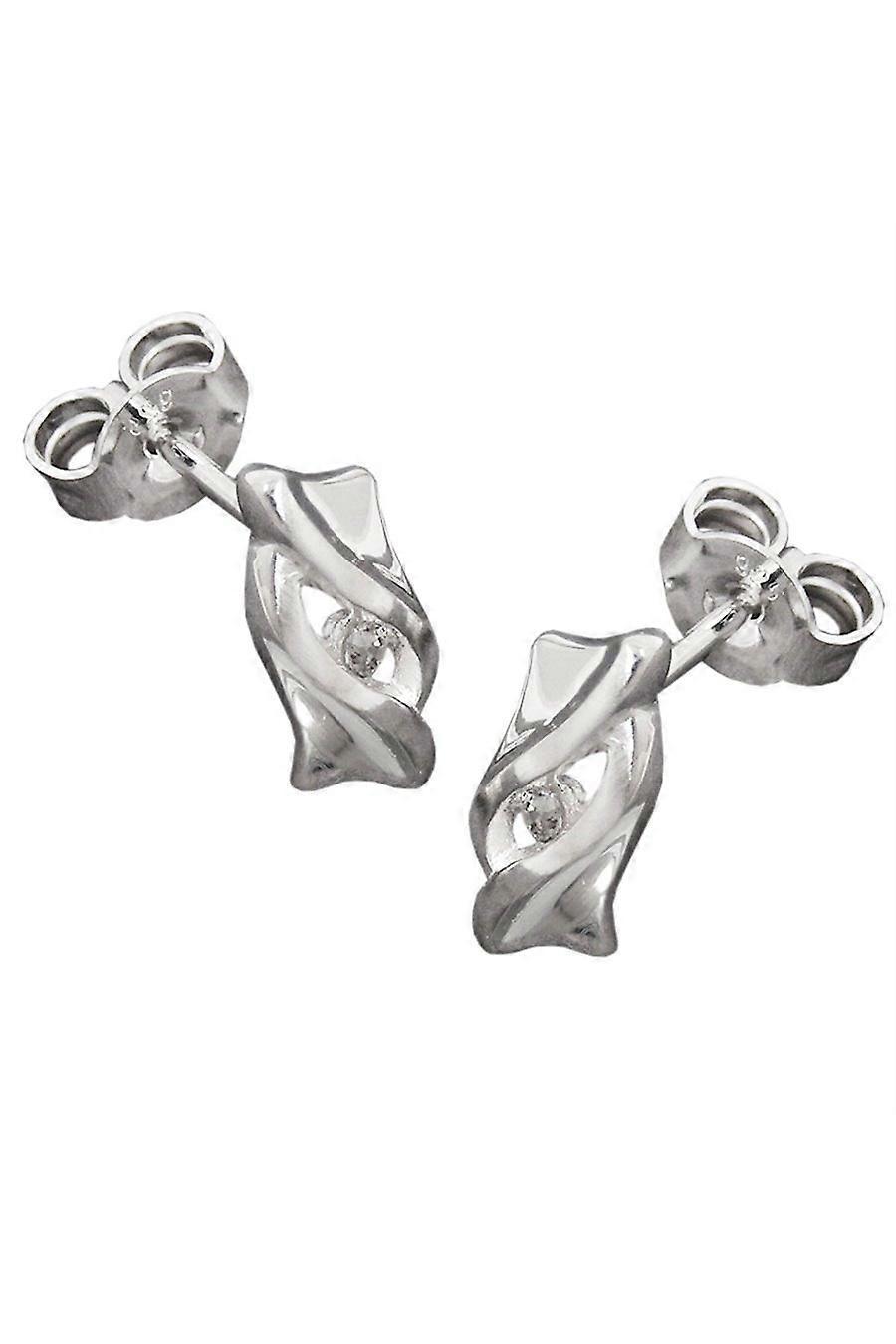 Gallay Stud Earrings Zirconia Crystals Silver 925 - Gl92676