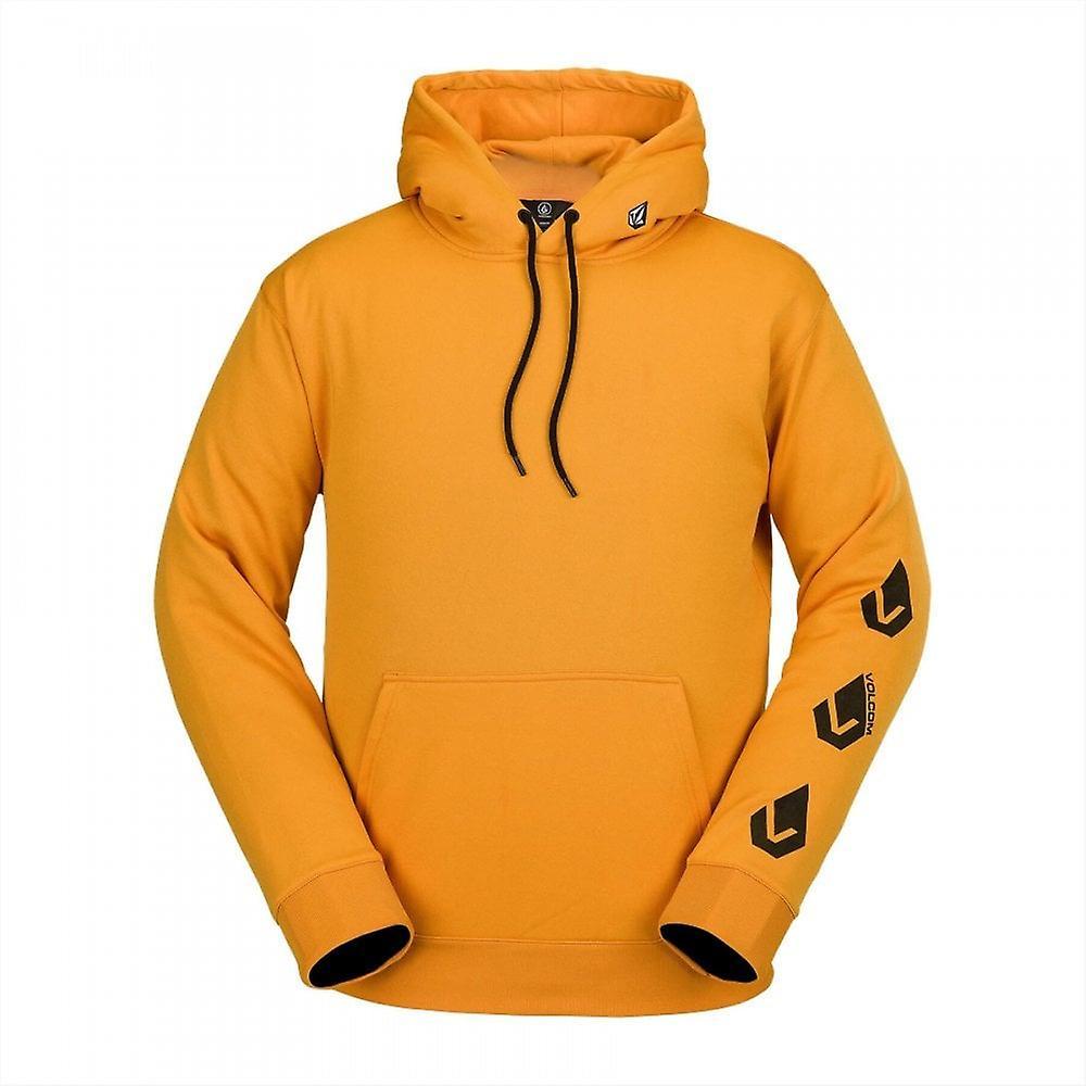 Men's Volcom Core Hydro Fleece Hoodie Gold M