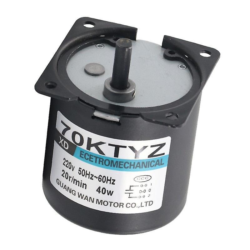 Slowmoose 220v Ac 40w Low Speed Geared Synchronous Motor 20rpm