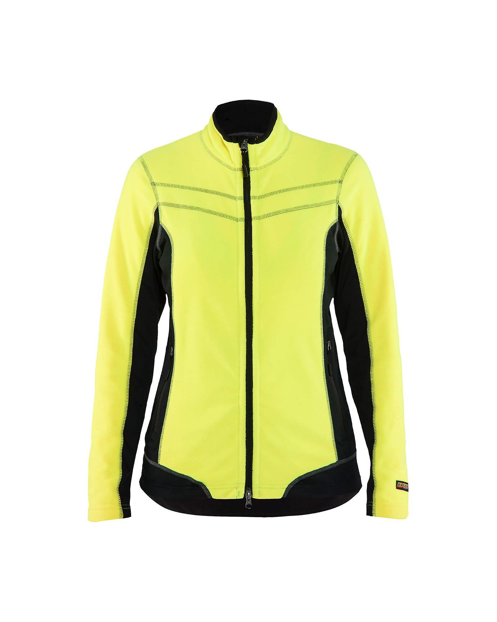 Blaklader 4924 micro fleece jacket - womens (49241010) Yellow/black Xxxl