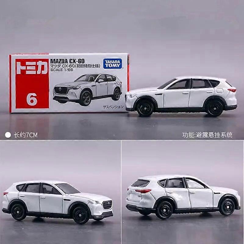 Redkid Mazda CX-60 SUV Alloy Car Model Diecast Metal Toy Car Vehicles Model Simulation Miniature Scale Collection Kids Gift White