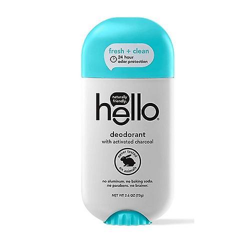 Hello Bello Activated Charcoal Clean + Fresh Deodorant, 2.6 Oz (Pack of 1)