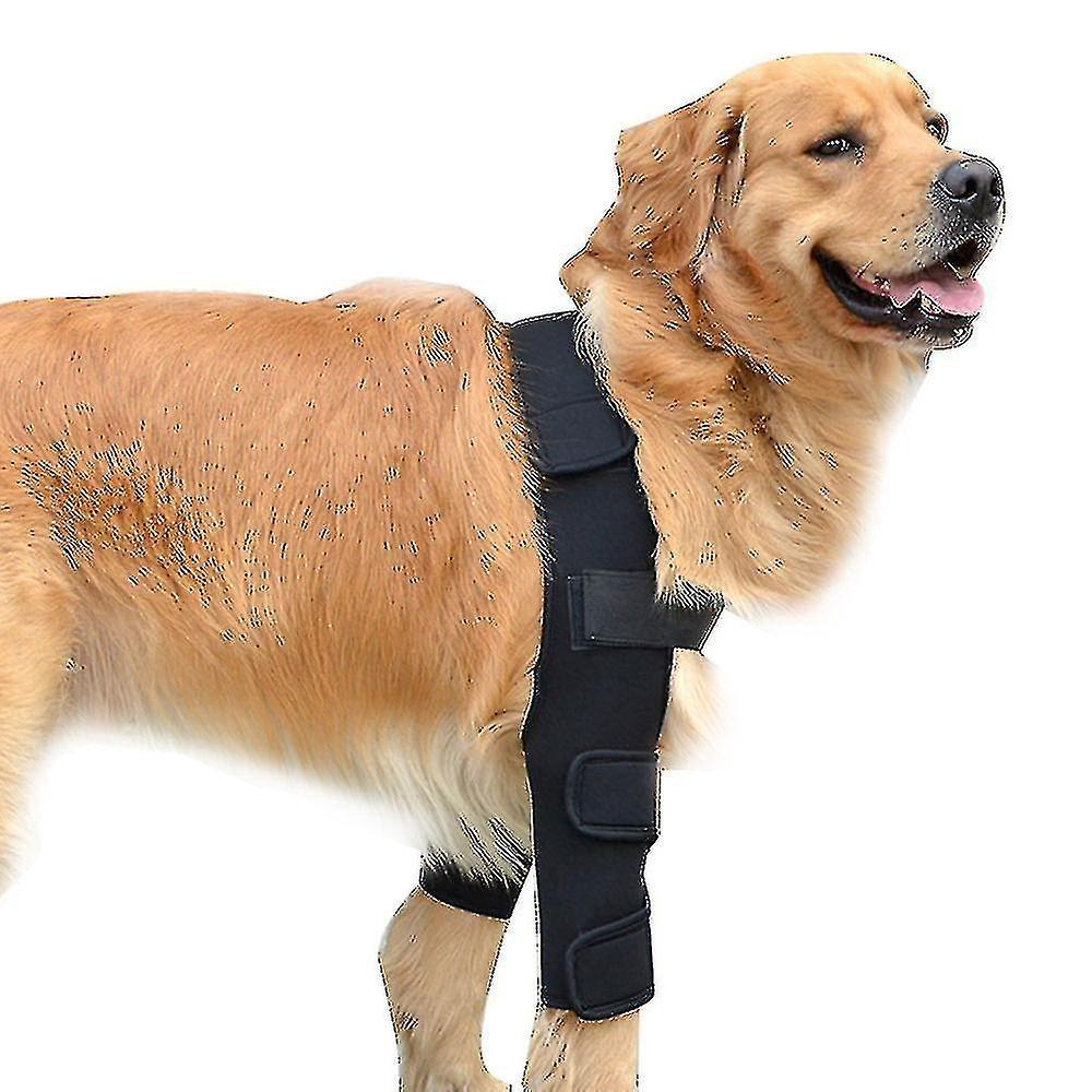 Leke Dog Front Leg Hock Braces Elbow Protector Canine Wrap Protects Wounds Heal And Sprains Support