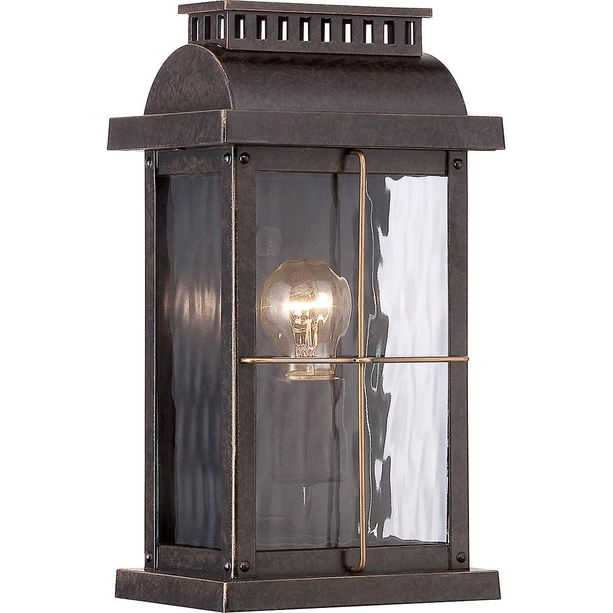 Cortland 1 Light Small Wall Lantern Imperial Bronze Finish E27