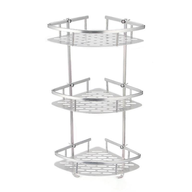 Slowmoose Tier Corner Storage Holder Shelves Rack For Bathroom, Kitchen 3 Tier