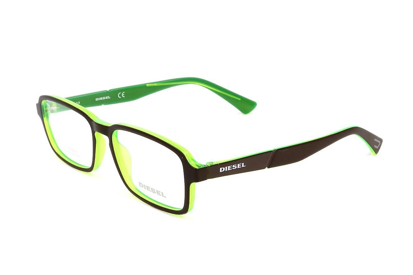 Eyewear Frames Diesel DL5331 050 DARK BROWN 49/15/135 TEEN Green 49 mm