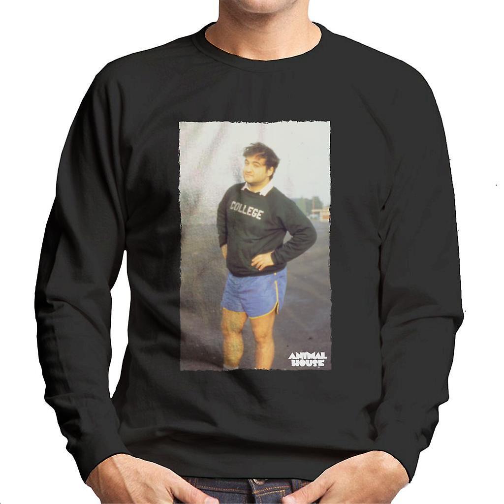 Animal House John Bluto Blutarsky Posing Men's Sweatshirt Black Small