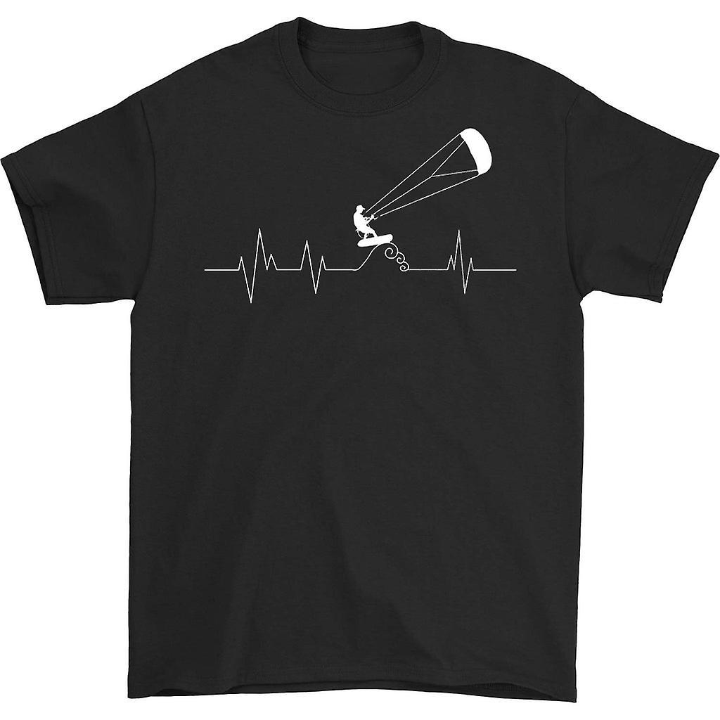 HISHARK Heartbeat kiteboarding t-shirt black L