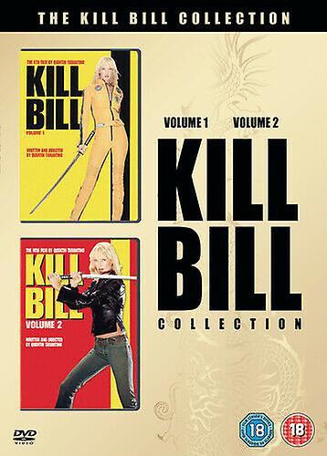 Kill Bill Volumes 1 and 2 DVD (2005) Uma Thurman Tarantino (DIR) cert 18 2 - Region 2