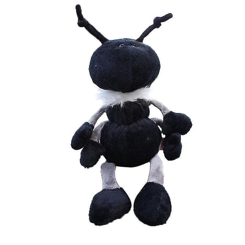 Sztlv Ant Plush Toy Doll Ornament Small Ant Doll Gift Plush Animal Toy, Black, 30cm