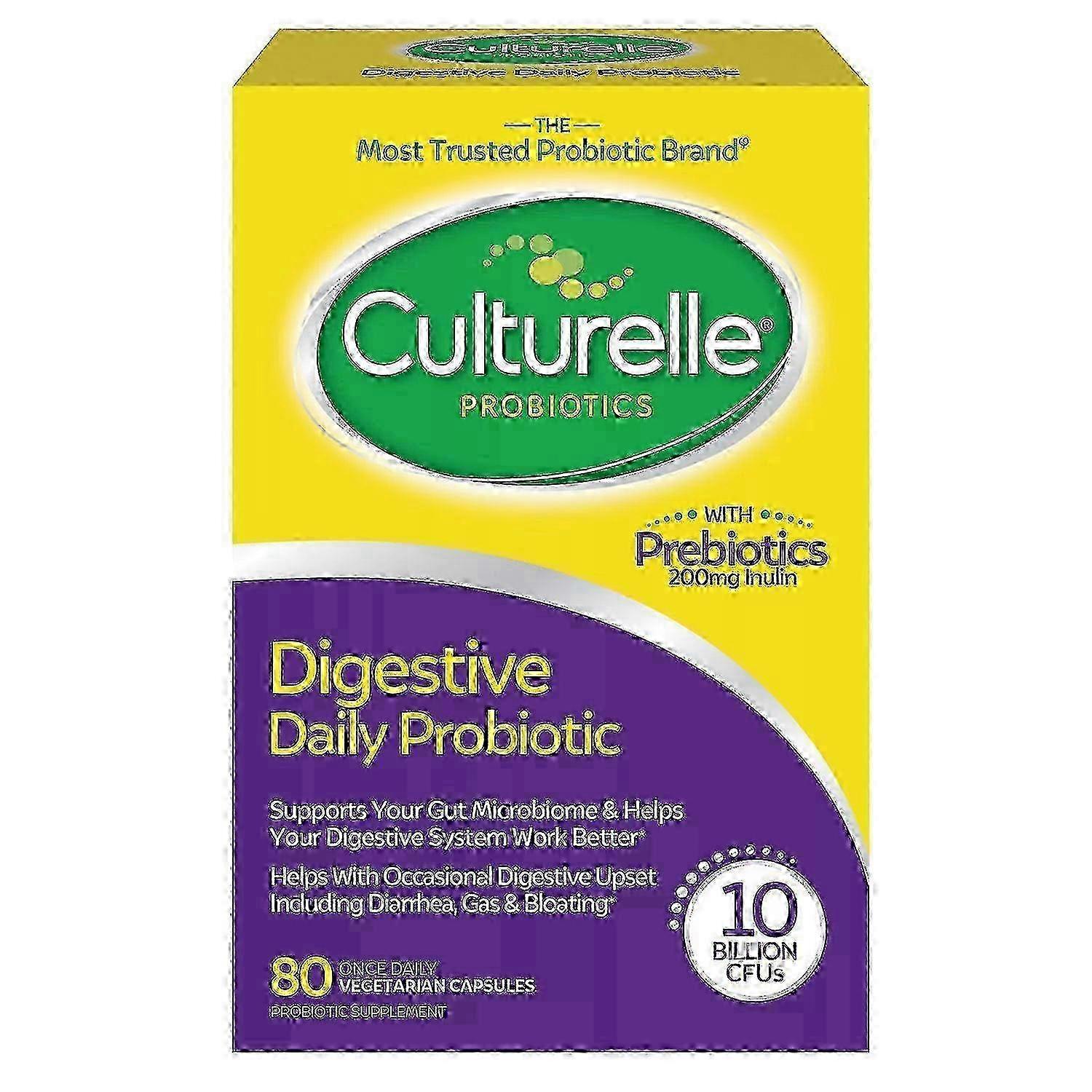 Culturelle Daily Probiotic Supplement Capsules, 80 Ea