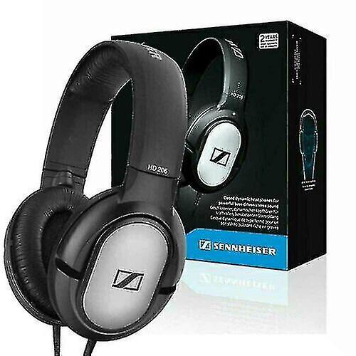 Bxs Sennheiser Hd 206 Stereo Wired Headphones - Earphones, Headband Over Ear (black)