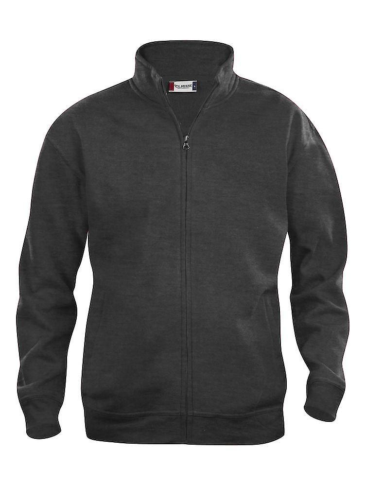 Clique Basic Zip Sweatshirt | Mens Full-Zip Sweater | Durable | Soft Anthracite 2XL