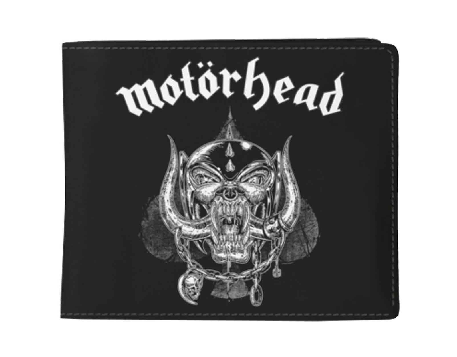 Motörhead Motorhead Wallet England Warpig Band Logo new Official Black Bifold One Size