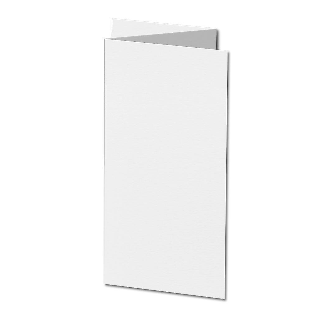 ColorSono Impact White. 210mm x 297mm. DL (Tri-Fold). 250gsm Folded Card Blank. 100