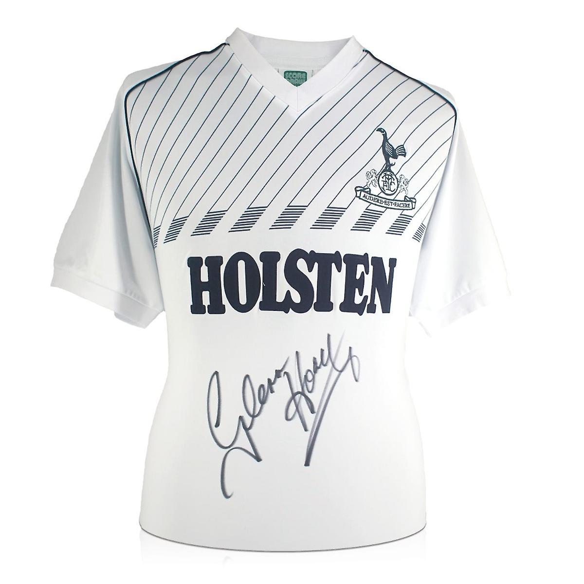 Exclusive Memorabilia Glenn Hoddle Signed Tottenham Hotspur 1986 Shirt