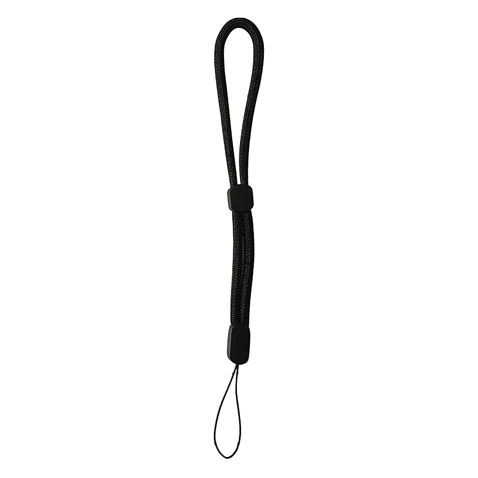 Farfi Phone Strap Adjustable Anti-lost Non-fading Long And Short Mobile Phone Wrist Strap For Access Card Black