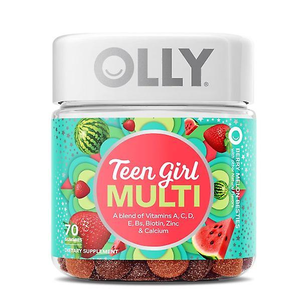 Olly Teen Girl Multivitamin Gummies, Berry Melon, 70 Ct