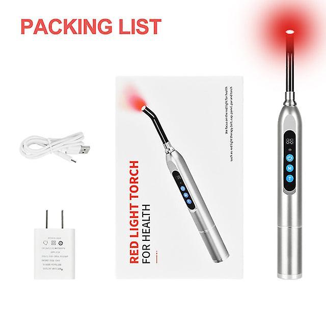 Mickcara Red Light Therapy For Pain Relief Skin Care Wand & Cold Sore And Canker Sore Led Light Therapy Device 660nm 850nm Near Infrared