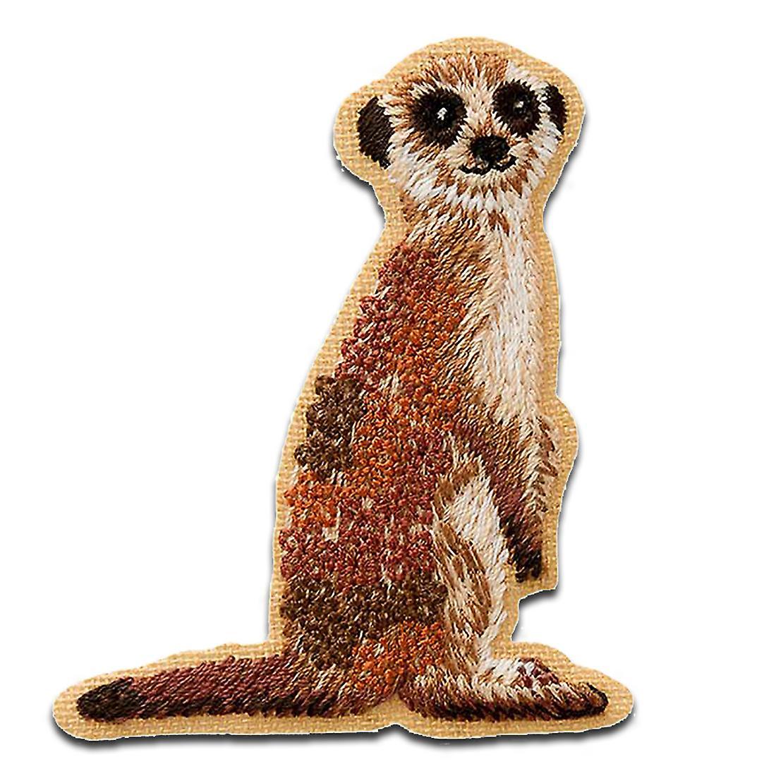 Mono-Quick Meerkat Animal - Patch, Iron-on patch, Iron on, Size: 5.9 x 5.1 cm