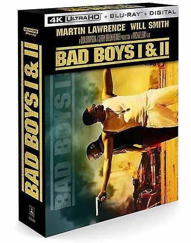 Sony Pictures Bad Boys / Bad Boys II  [ULTRA HD BLU-RAY REGION: A USA] With Blu-Ray, 4K Mastering, Boxed Set, Digital Copy USA import