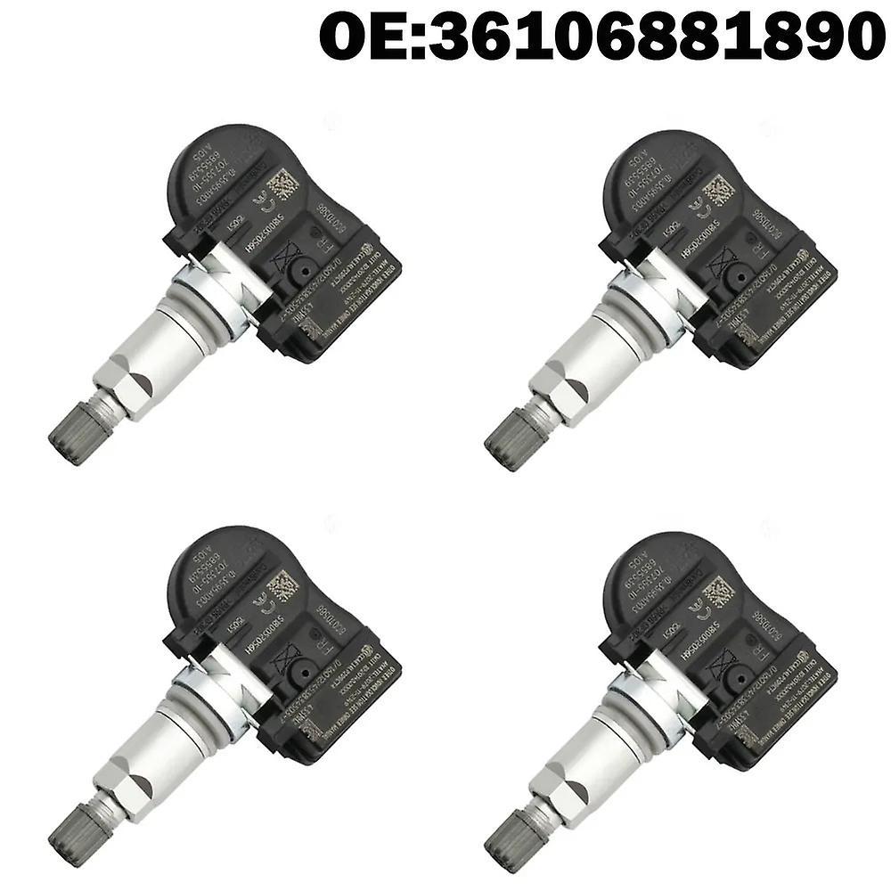 Tire Pressure Detector 4 Pcs Car Tpms Tire Pressure Monitor Sensor System 36106881890 For Bmw X5 F15 F85 X2 F39 X1 F48 X6 F16 F86