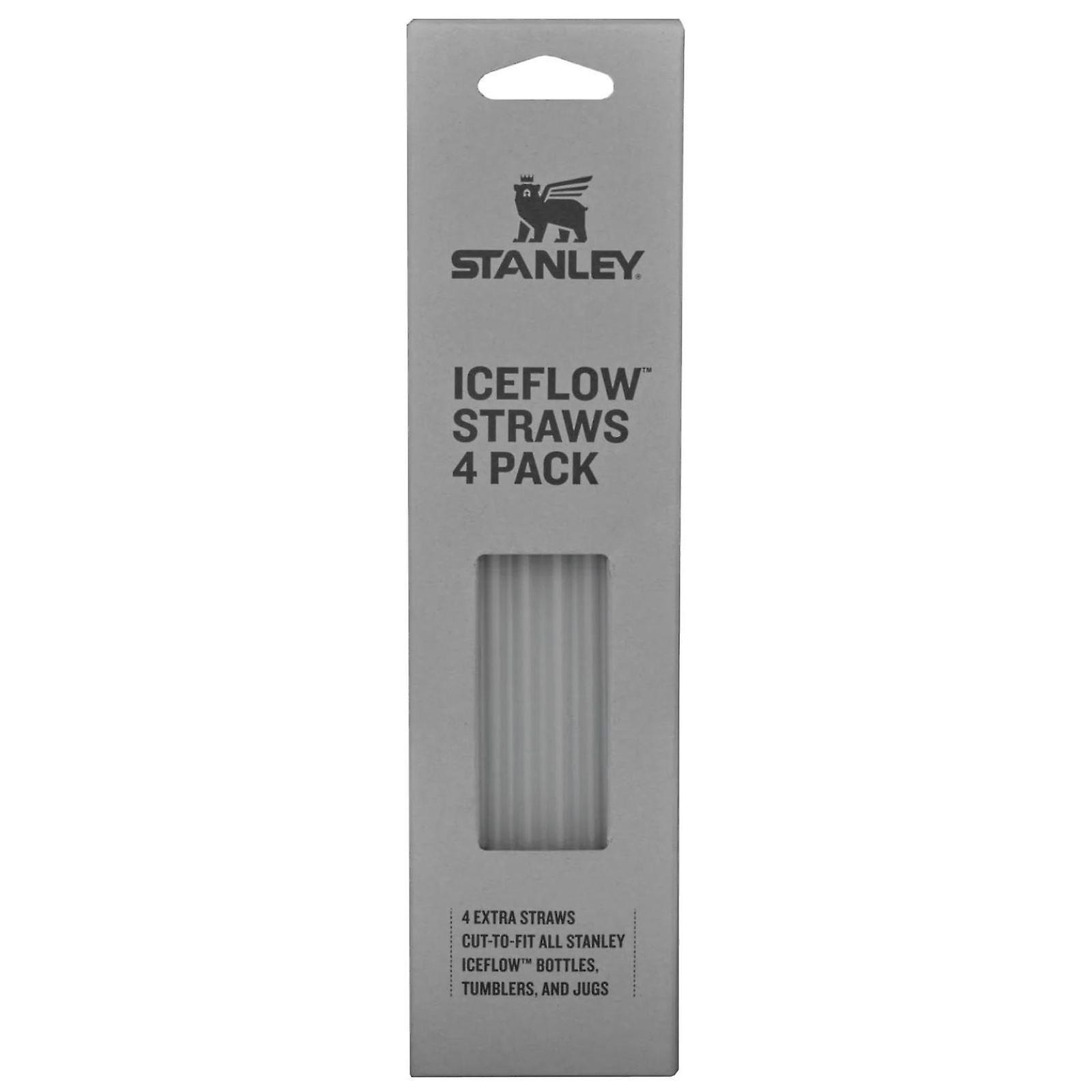 Stanley The IceFlow Flip Straw Replacement Straws - 4 Pack Clear