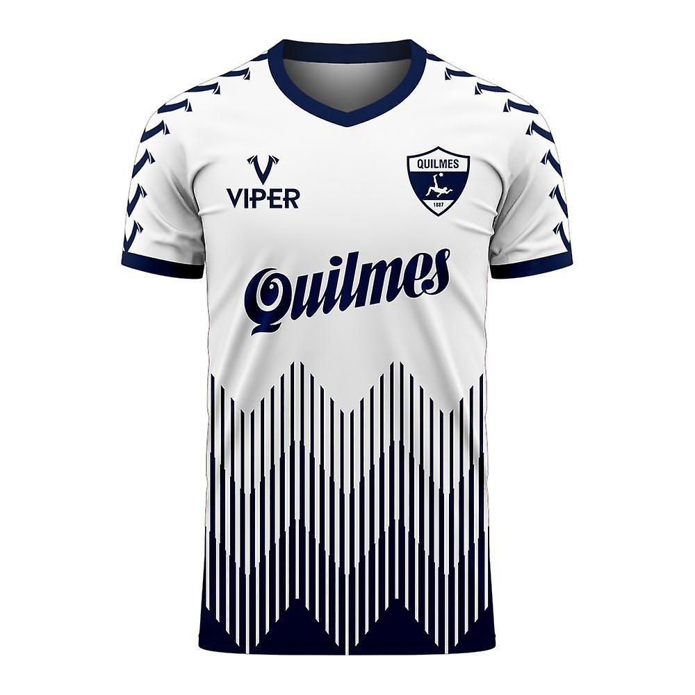 Viper Sportswear Quilmes 2024-2025 Home Concept Football Kit (Viper) - Kids White SB 25-27 inch Chest (66/69cm)