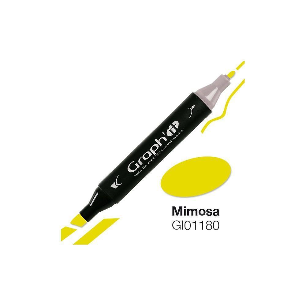 Graph'It Double Tip Marker - Mimosa Yellow 15 x 1,5 x 1,5 cm