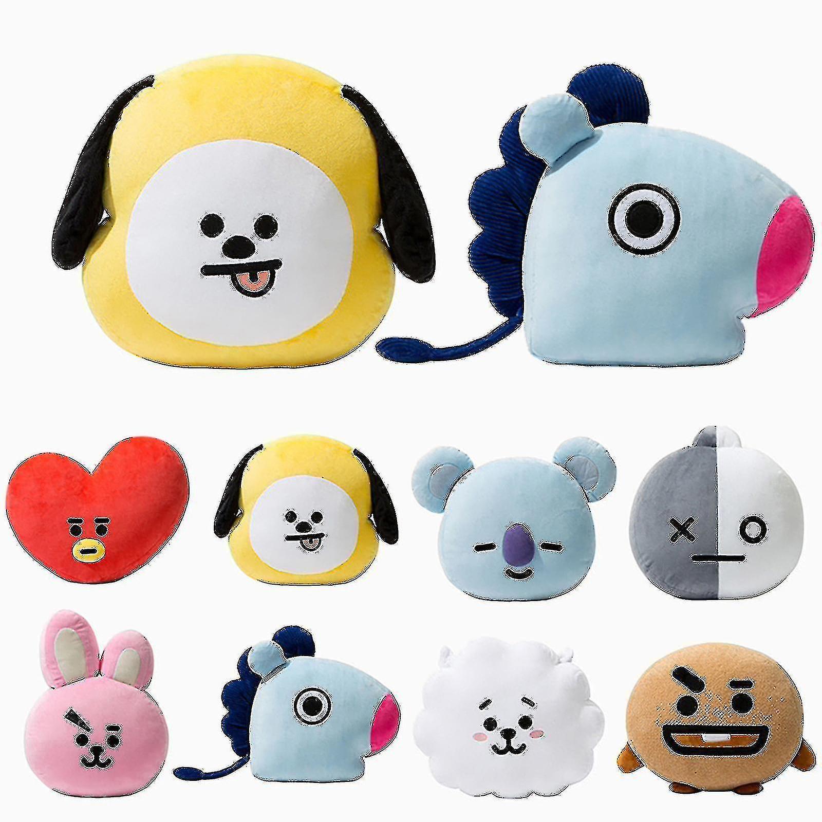 Elciaicle Plush Toy Kpop Bts Bt21 Chimmy Cooky Tata Standing Doll Toy