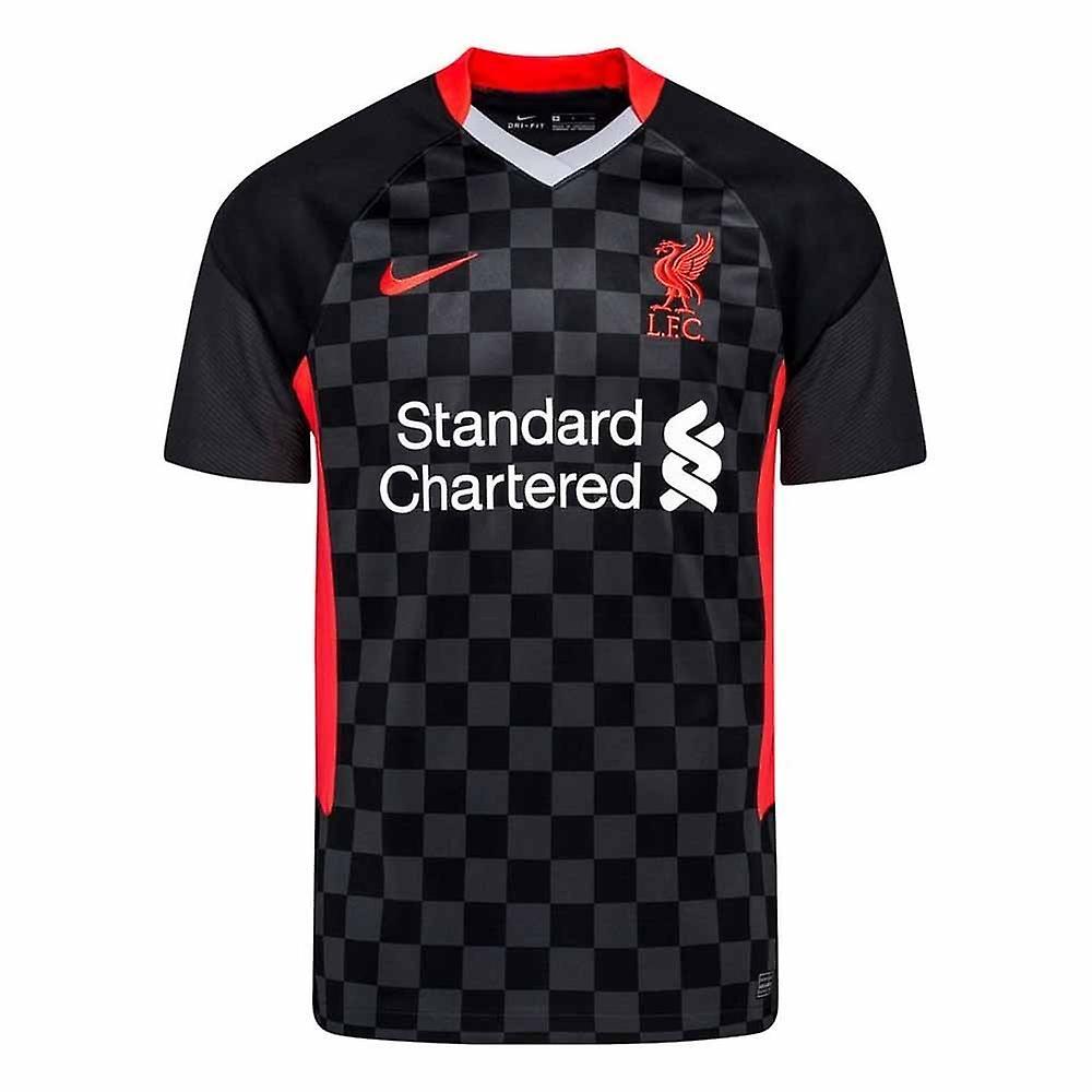 Nike 2020-2021 Liverpool Third Shirt Black Medium 38-40 inch Chest (96-104cm)