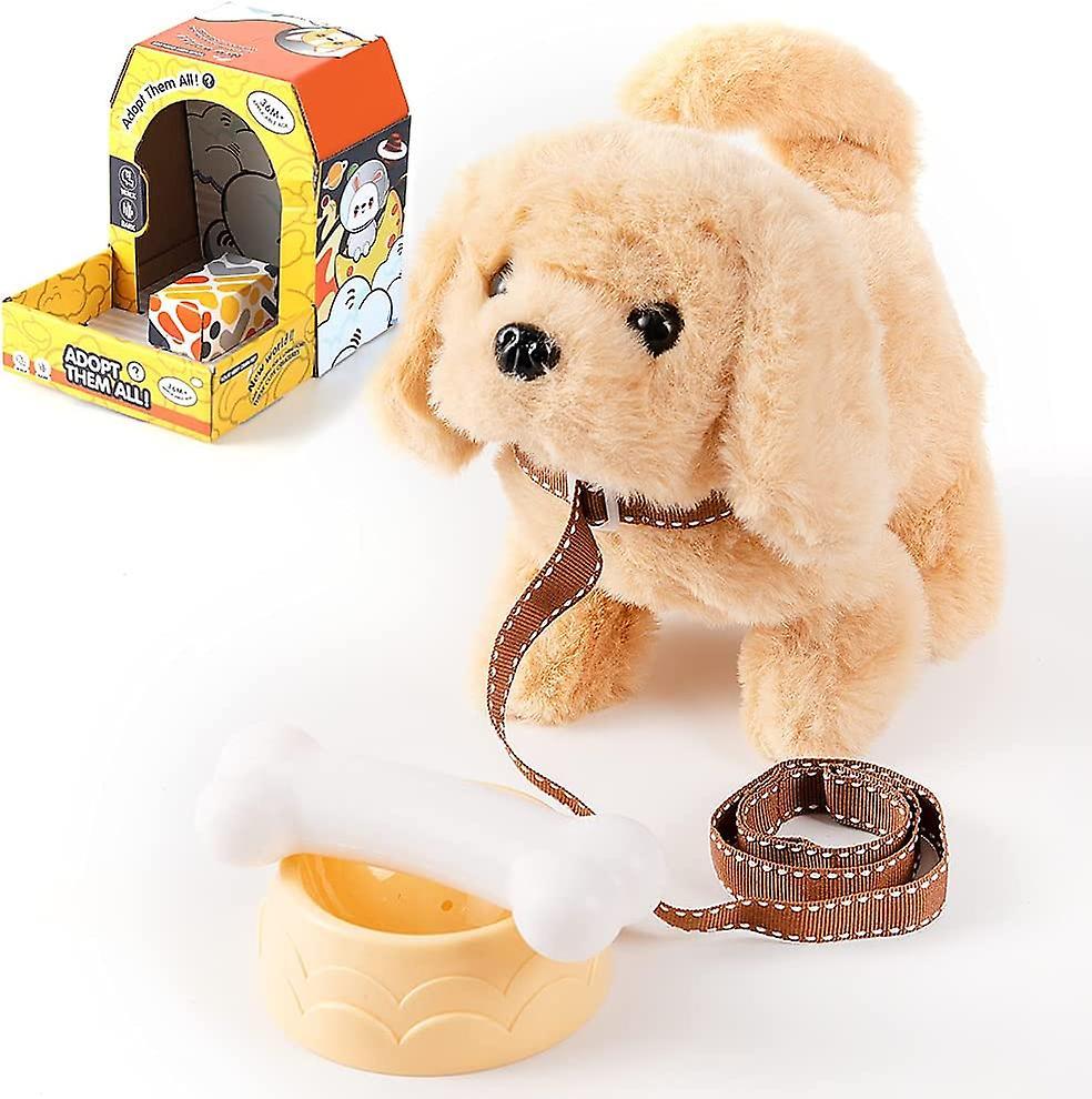 Walking Dog Toys,Barking Puppy Pet Dogs,Walking, Barking,Wagging Tails,Interactive Toy Dogs For Kids,Cultivating Children To Love Animals Since Childh