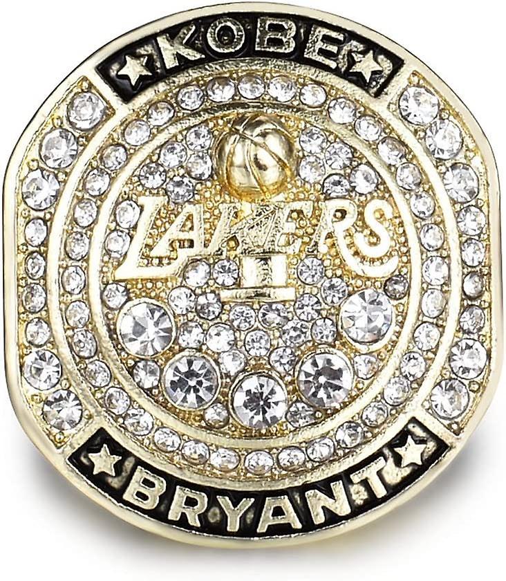 Sakee 2016 Kobe Championship Ring 'lakers Replica 'la Champions Ring With Championship Ring Box For 'bryant Collection Fans Gift SIZE 10