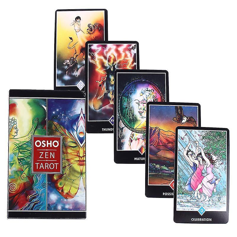 Sfygv Osho Zen Tarot Cards Prophecy Divination Deck Family Party Board Game Beginners