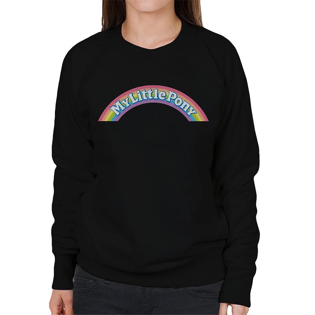 My Little Pony Rainbow Logo Women's Sweatshirt Black XX-Large