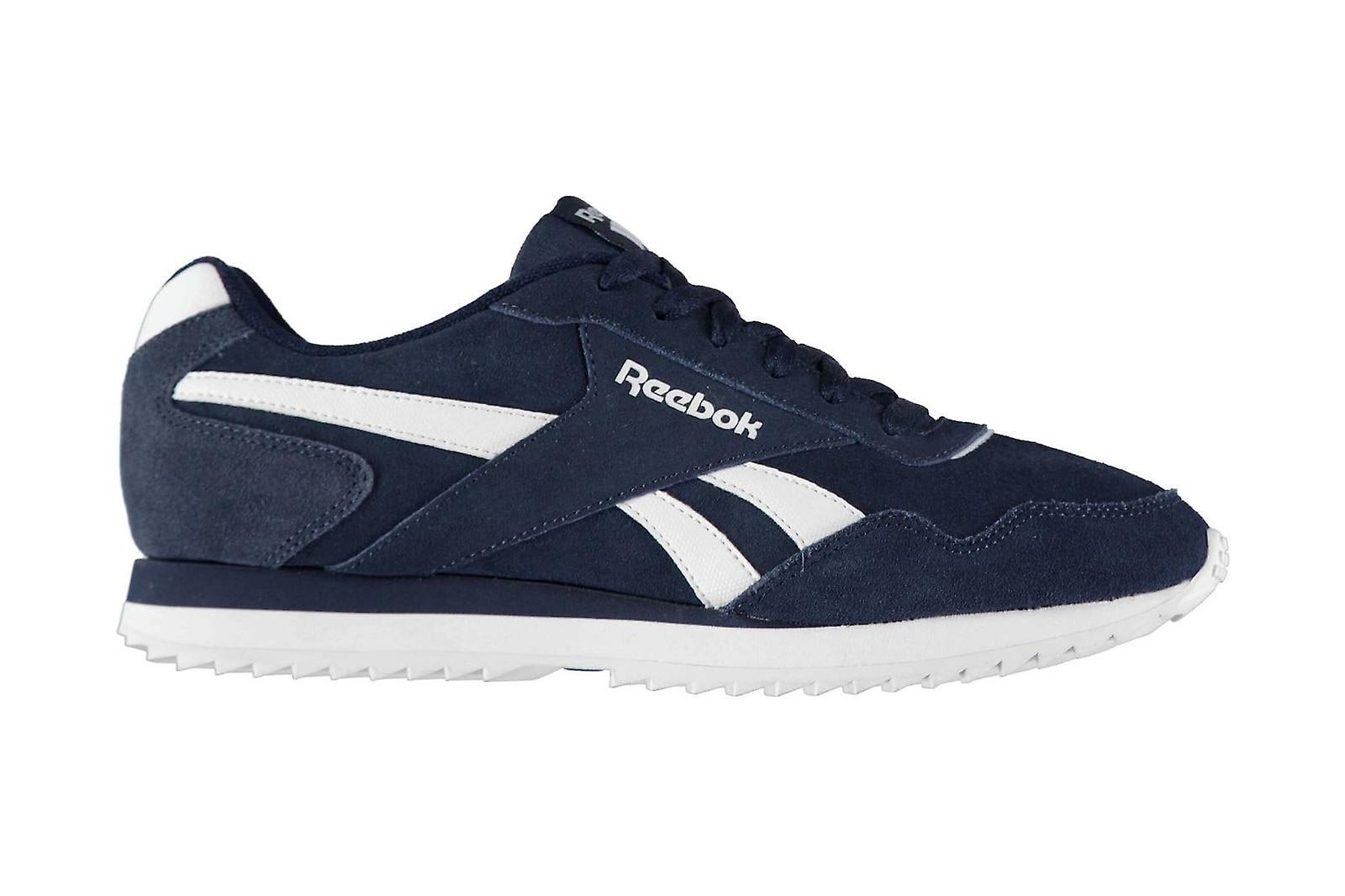 Reebok Royal Glide Ripple Mens Shoes Navy/White UK 8