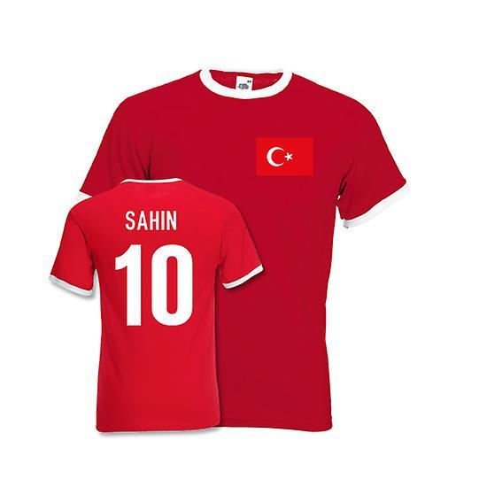 Gildan Nuri Sahin Turkey Ringer Tee (red) Large (42-44 inch)