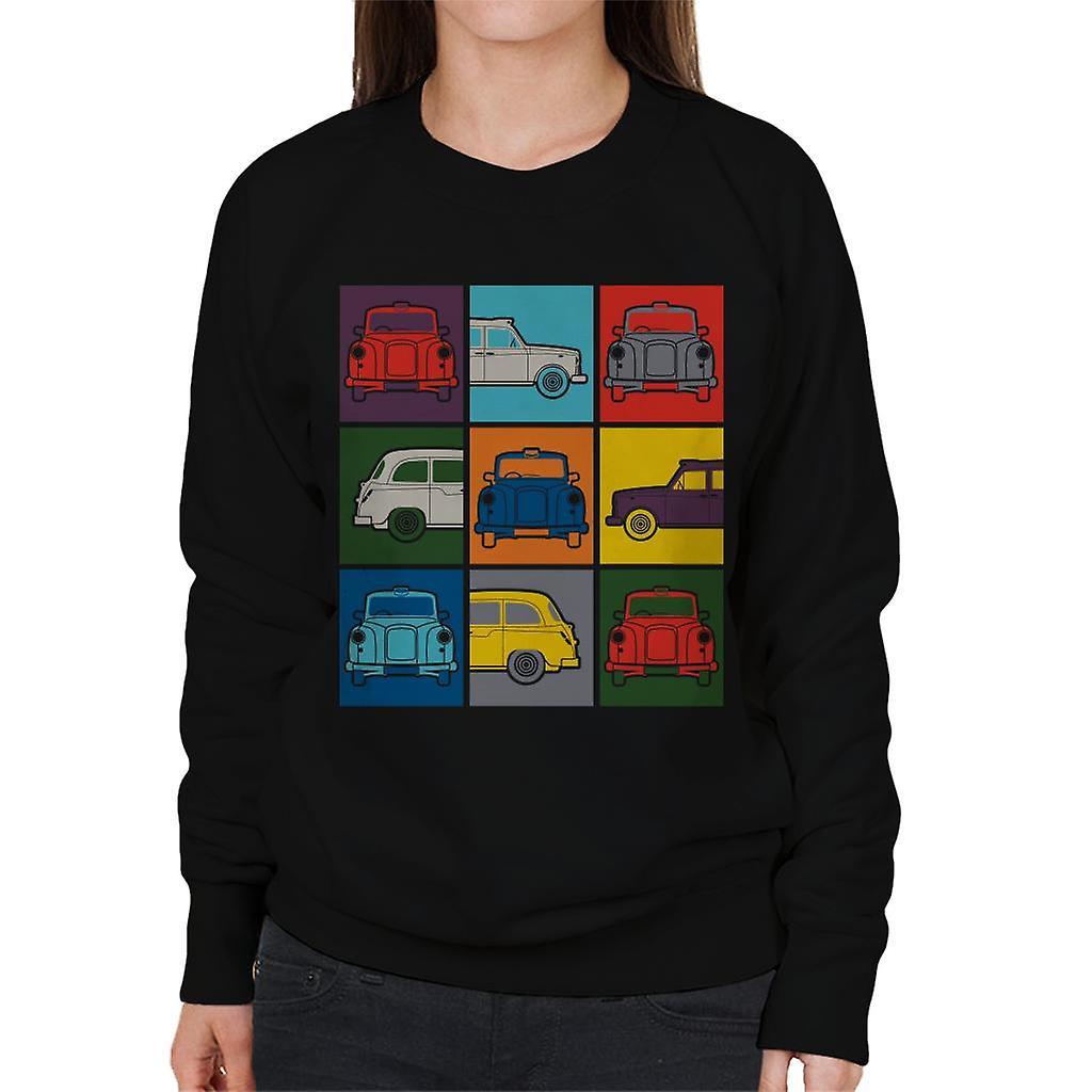 London Taxi Company Colourful Angles Women's Sweatshirt Black XX-Large