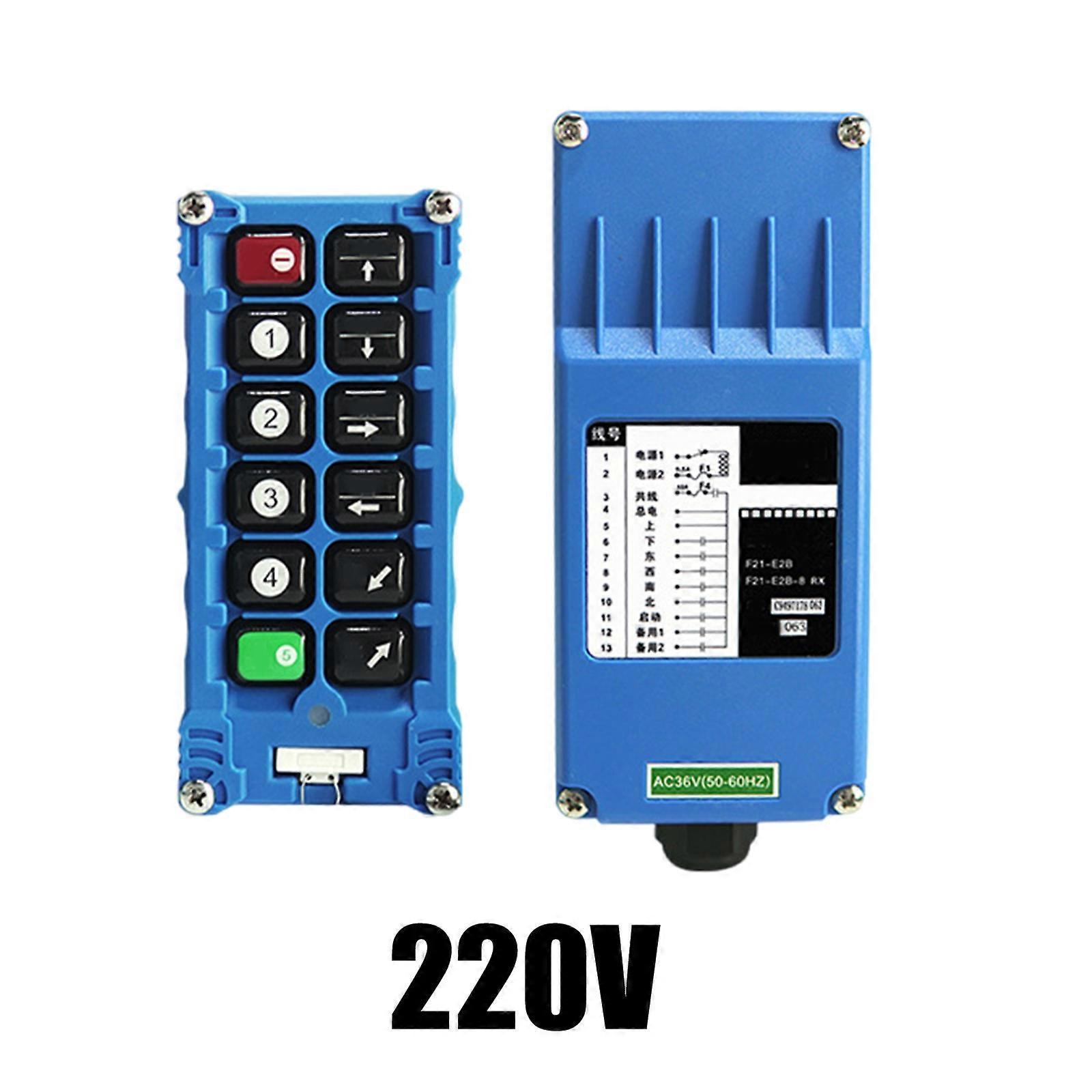 Woyaz 12V-380V Industrial Wireless Remote Controller Switches Hoist Crane Lift 868Mhz FP 220V