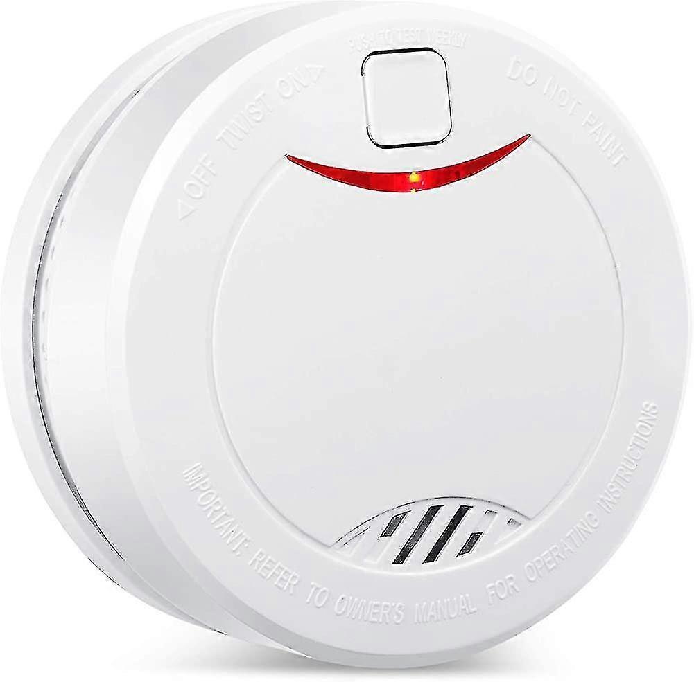 Elriven Heiman Smoke Detector With 10 Years Battery Life, Fire Detector With