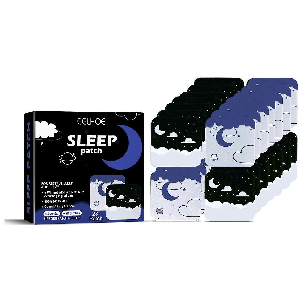 unbrand 28pcs Sleep Patches for Women Men Promotes rest Sleep and Eiminates Jet Lag