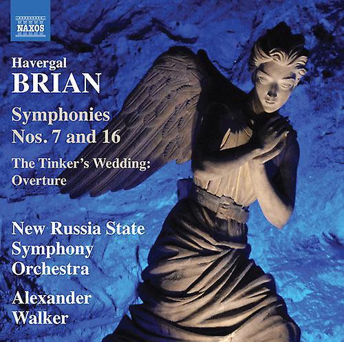 Naxos Brian / New Russia State Symphony Orch / Walker - Symphonies 7 & 16  [COMPACT DISCS] USA import