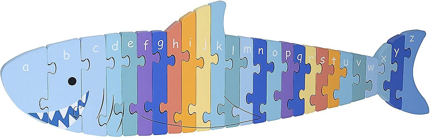 Orange Tree Toys Shark 26 Piece Alphabet Puzzle