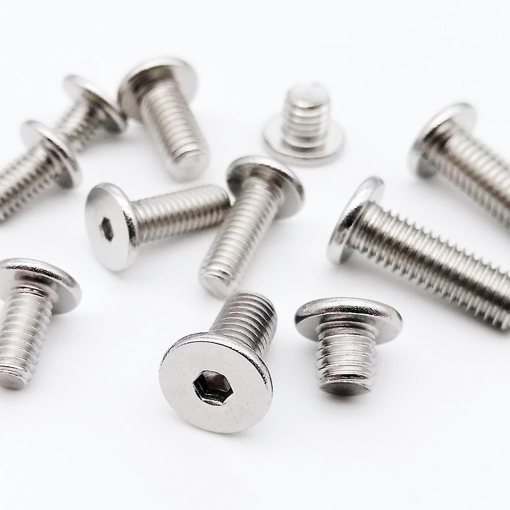 Slowmoose 304 Stainless Steel Hexagon Ultra Thin Head Bolt 8mm / M3 50pcs