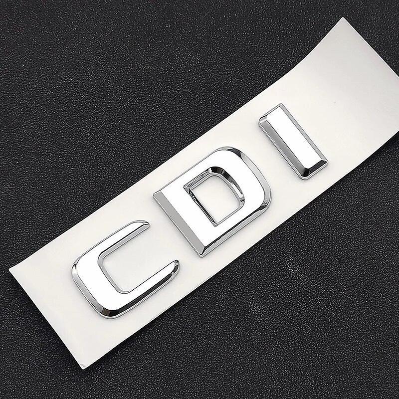 Hikig 3d Abs Chrome Letters Car Rear Trunk Emblem Badge Logo Stickers For Mercedes E270 Cdi W211 W210 Accessories